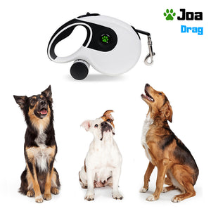 Joa Drag | Extendable Dog Leash - 5/8M | 100KG | Rolling Line